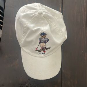 Ralph Lauren bear white cap